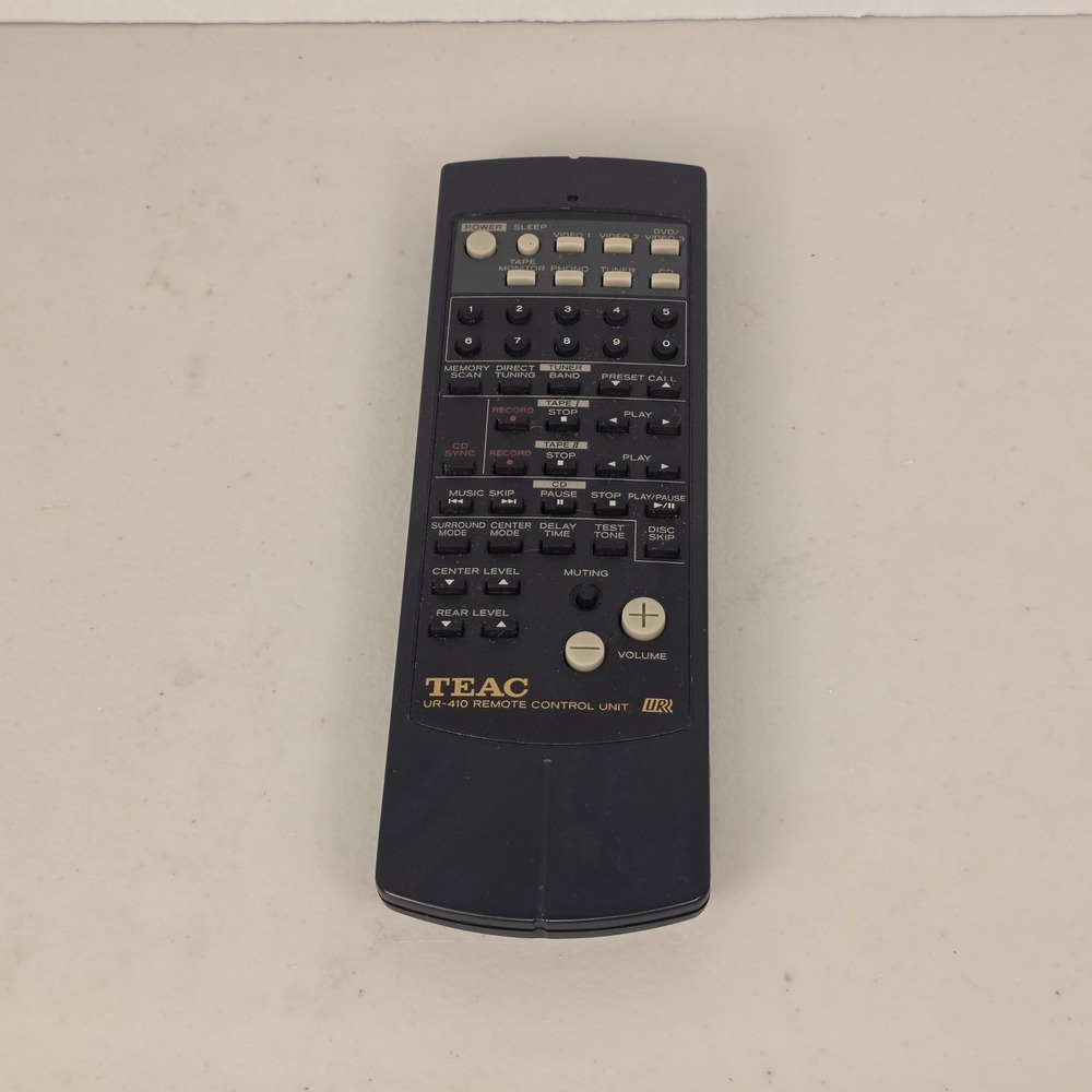 TEAC UR-410 Remote Control Unit for Audio Video‎ Systems Black UR4100 OEM Works